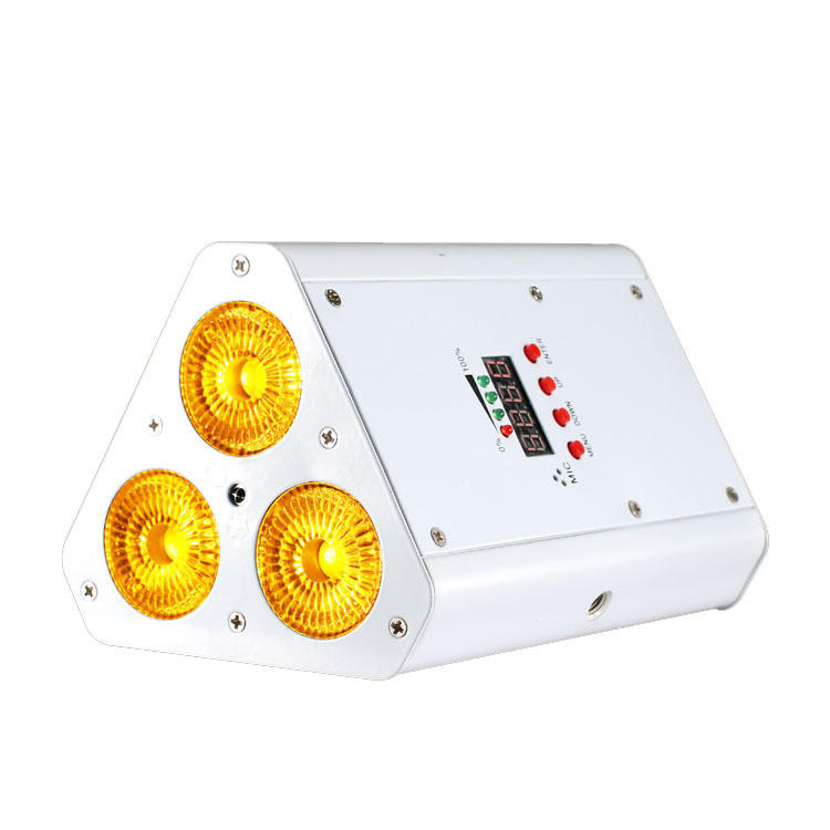 MQ-G105  3X18w RGBAW+UV led Battery power wireless dmx IR remote control par light